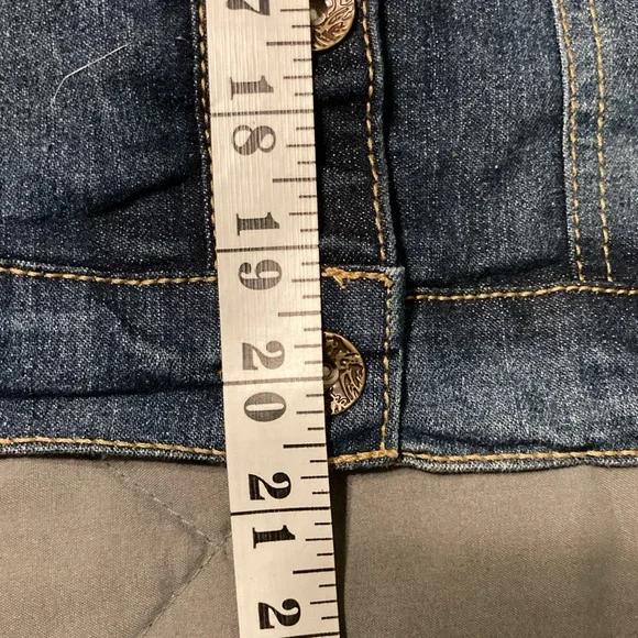 Vintage Paris Blues Denim Jean Vest 1X FITS LIKE Junior’s XL - Picture 6 of 12